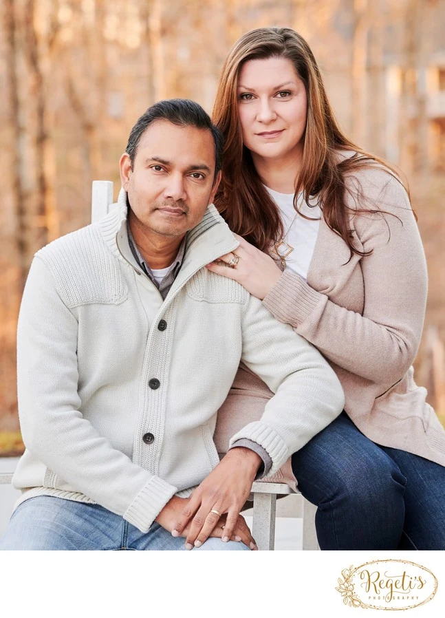 Amy and Srinu Regeti, photographed together