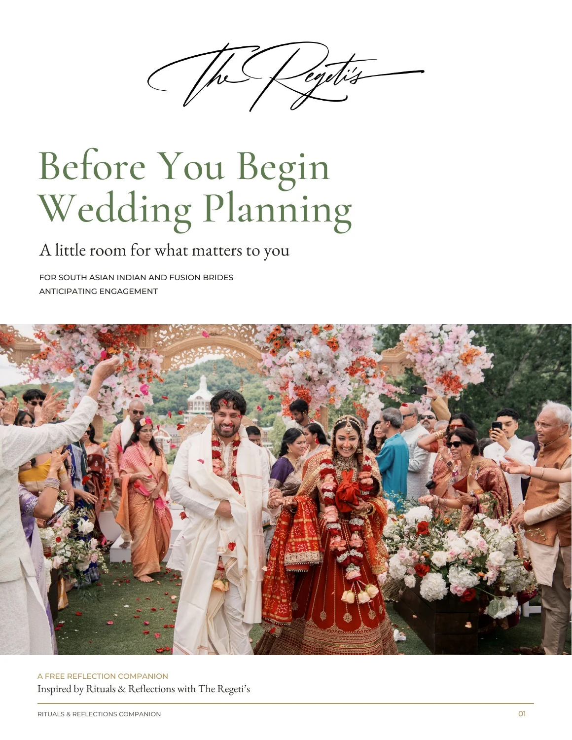 Cover of Before You Begin Wedding Planning, a reflection companion by The Regeti’s